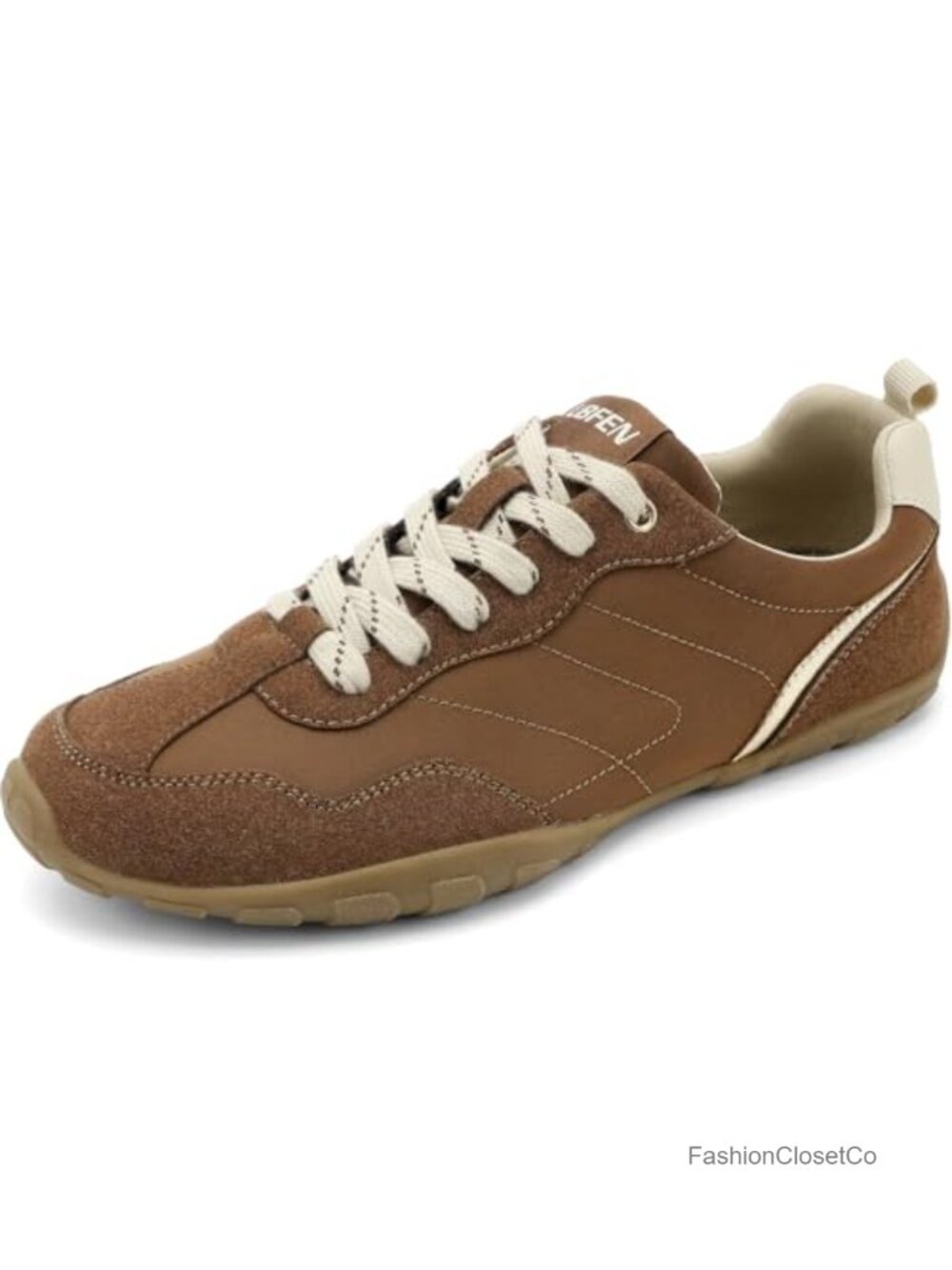 Womens Retro Fashion Sneakers Zero Drop Neutral Tennis Shoes Lightweight Lace Up